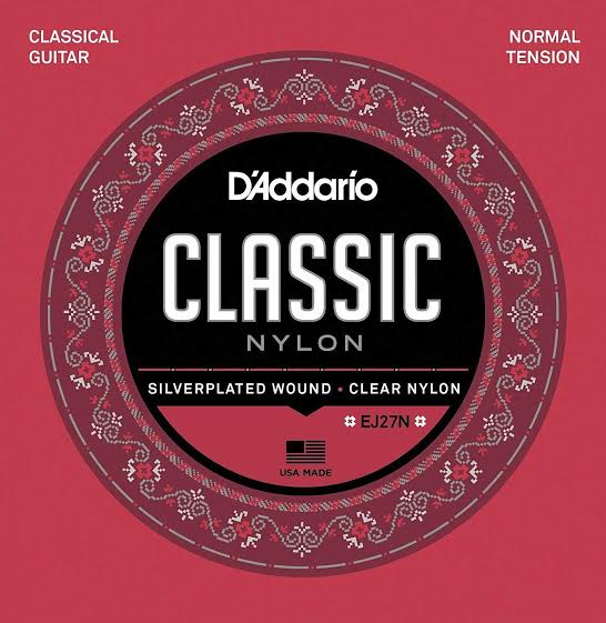 D'Addario 4/4 Nylon Guitar Strings (Acoustic and Classical)
