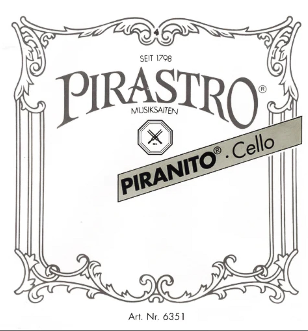 D String- Pirastro Cello String 1/2-3/4 size (D string)