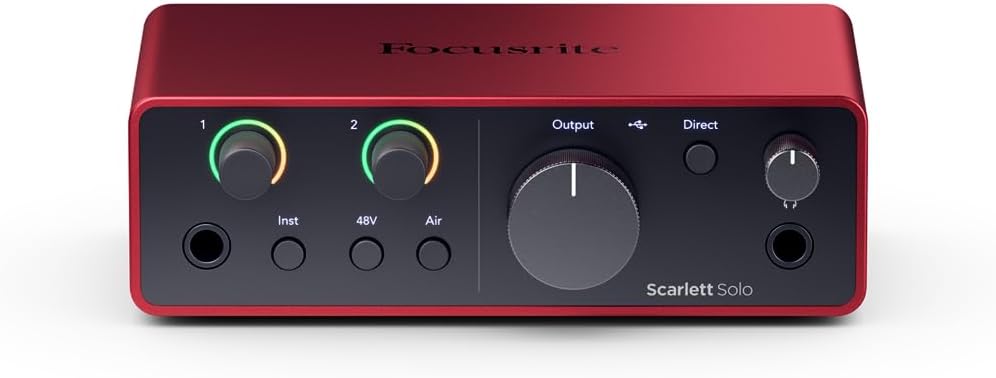 Focusrite Scarlett Solo 4th Generation Audio Interface