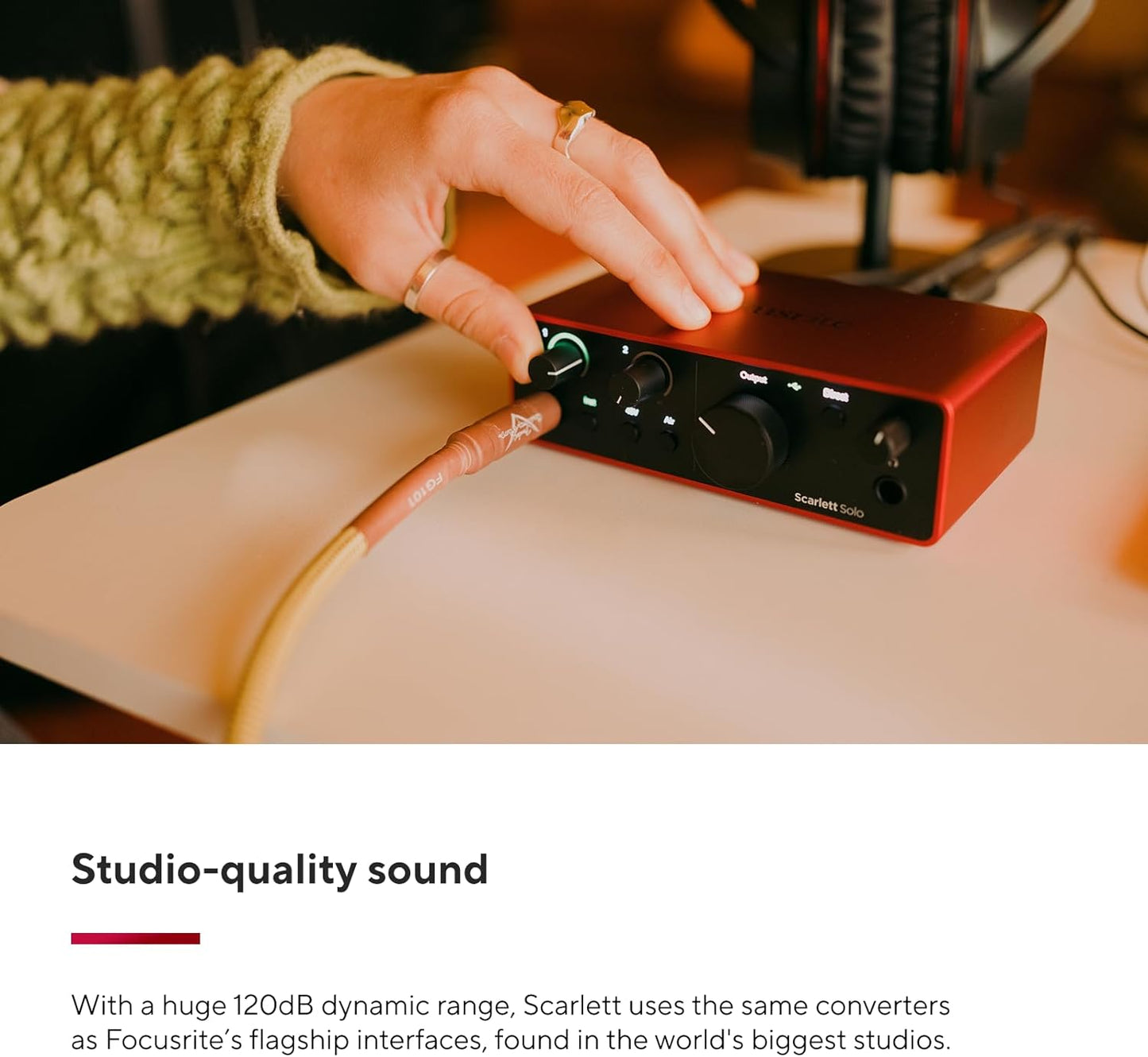 Focusrite Scarlett Solo 4th Generation Audio Interface