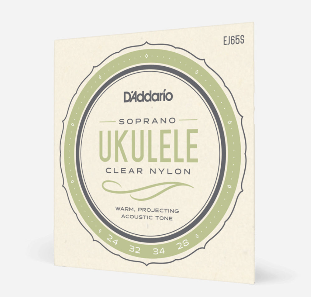 D’Addario Extruded Nylon Strings- Ukulele- Soprano