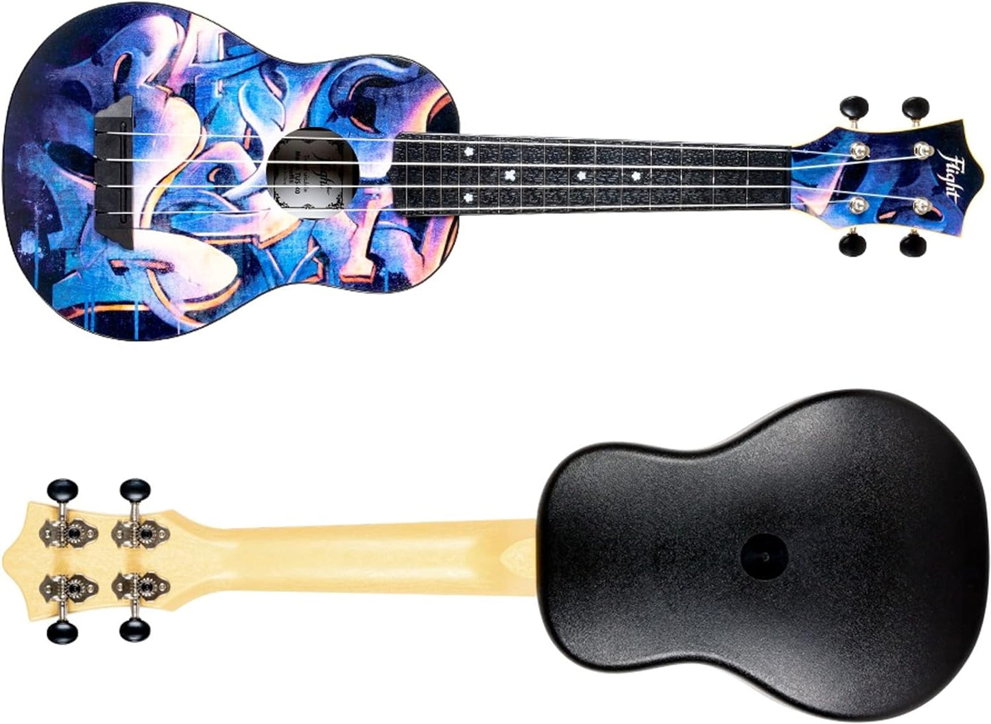 Flight Ukulele TUS40 Graffiti ABS Travel Soprano Ukulele with Bag