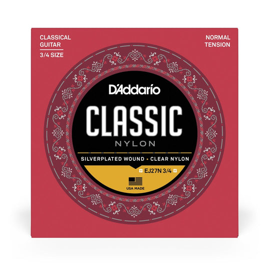 D'Addario 3/4 Nylon Guitar Strings (Acoustic and Classical)