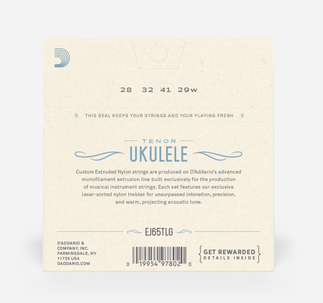 D’Addario Nylon Ukulele Strings- Tenor