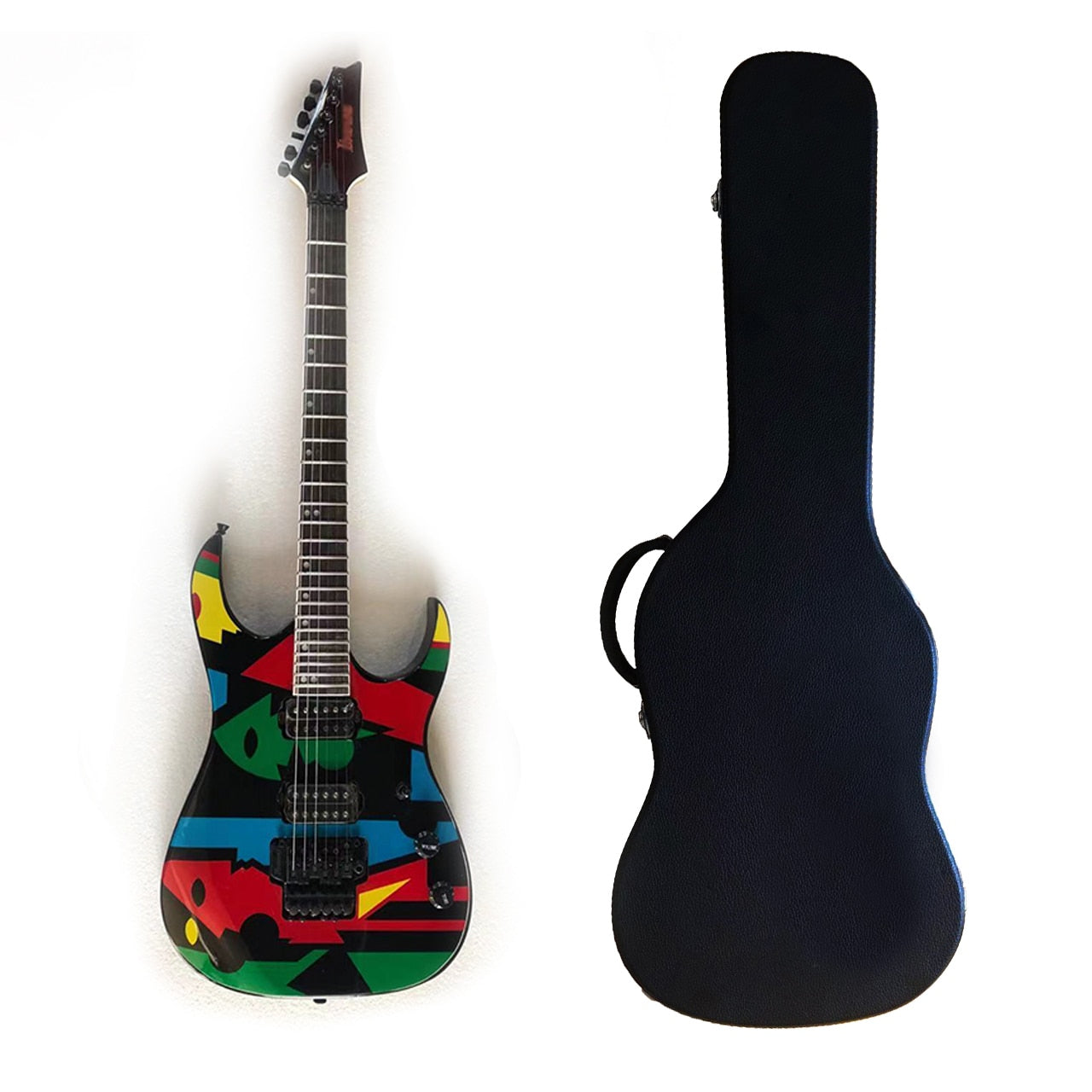 Electric Guitar- Geometric Patterned | Case as Add-On