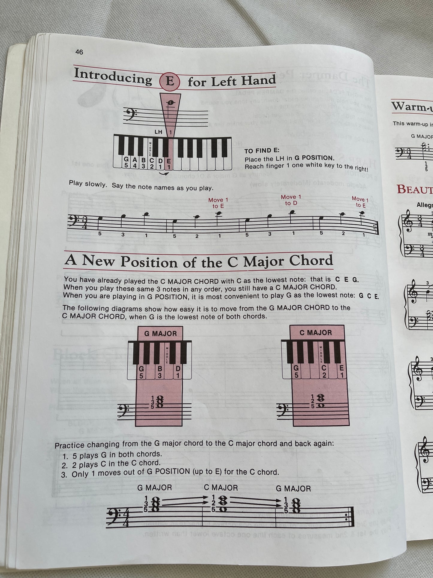 Chord Approach - A Piano Method For The Later Beginner