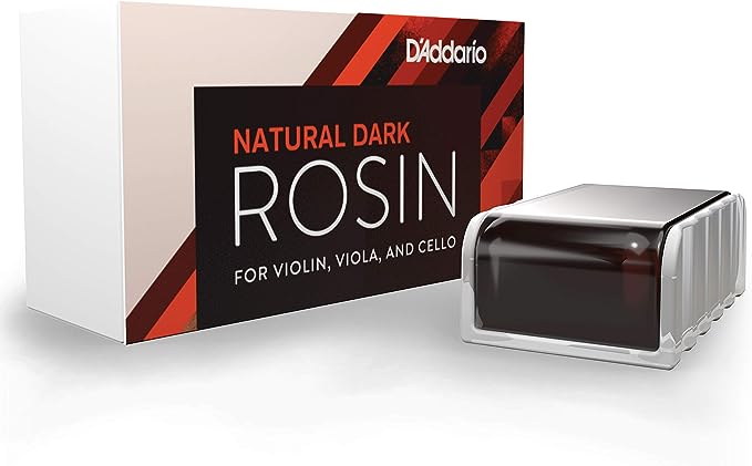 Violin Rosin - D'daddario Dark Rosin for Violin, Viola, Cello
