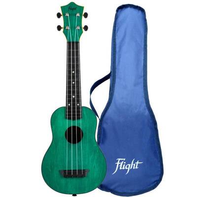 Flight TUS-35 ABS Travel Soprano Ukulele Green