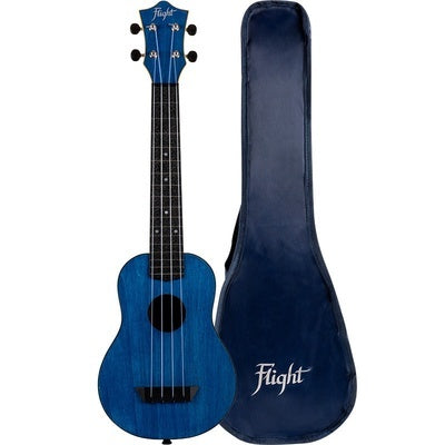 Flight TUSL35 Dark Blue Travel Concert Scale Soprano Ukulele