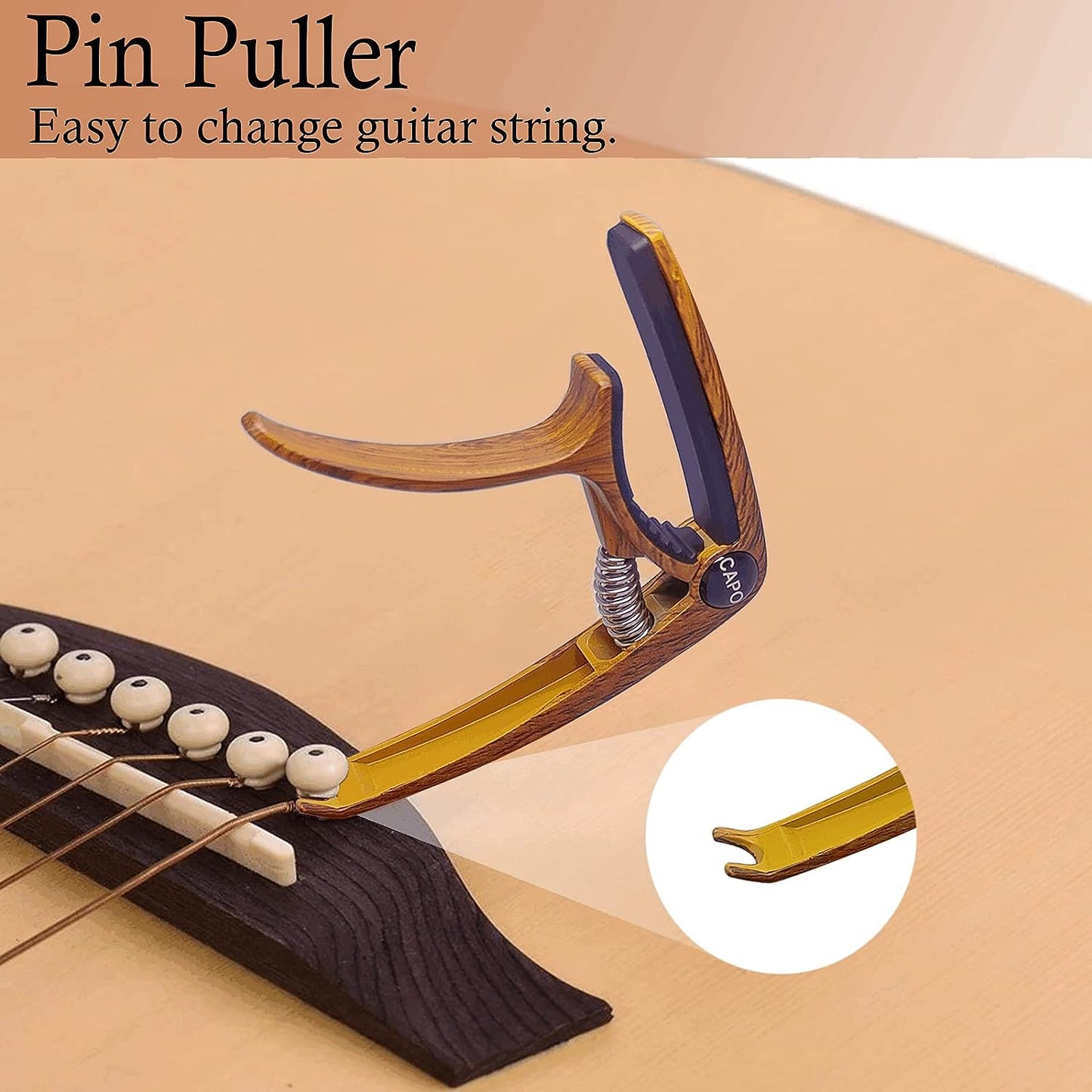 Capo-For Guitar, Uke and Mandolin