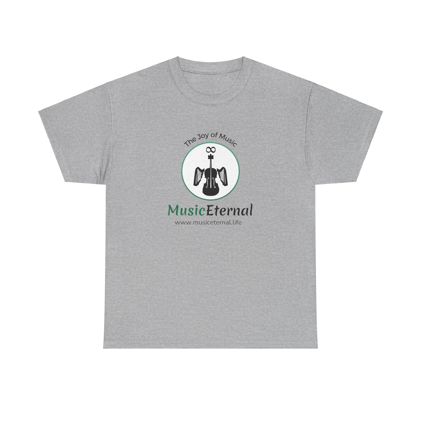 Music Eternal Logo - Unisex Heavy Cotton Tee