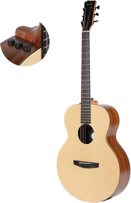 Enya EA-X0 41" HPL Spruce Acoustic Guitar - Includes Pickup/EQ