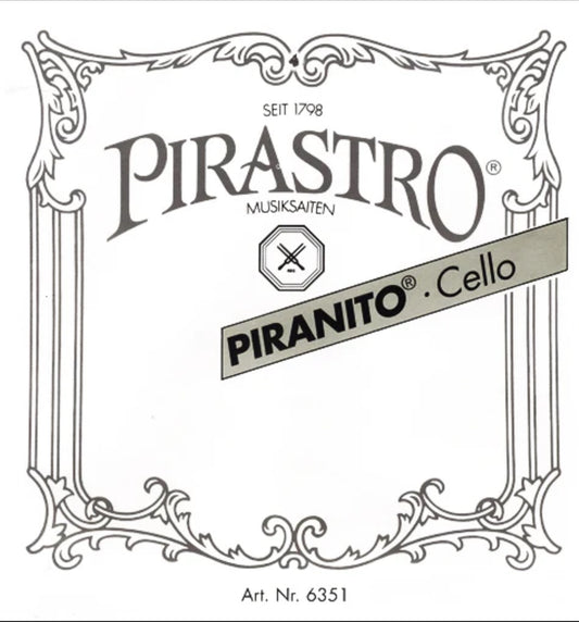 Pirastro Cello Strings for 1/2-3/4 size cello (pack of 4)