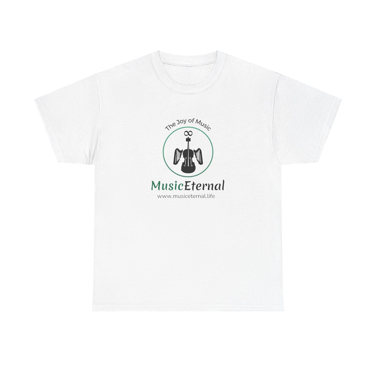 Music Eternal Logo - Unisex Heavy Cotton Tee