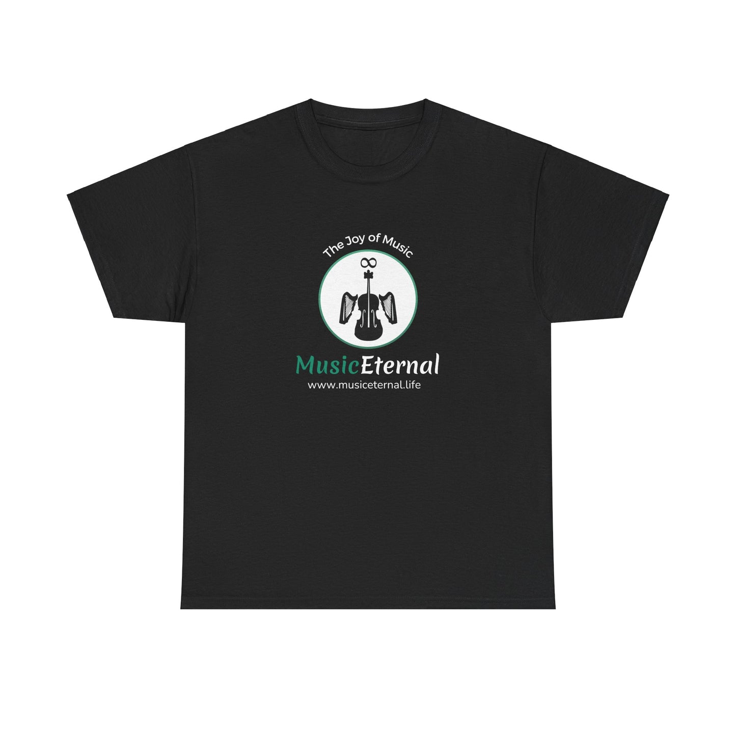 Music Eternal Logo - Unisex Heavy Cotton Tee