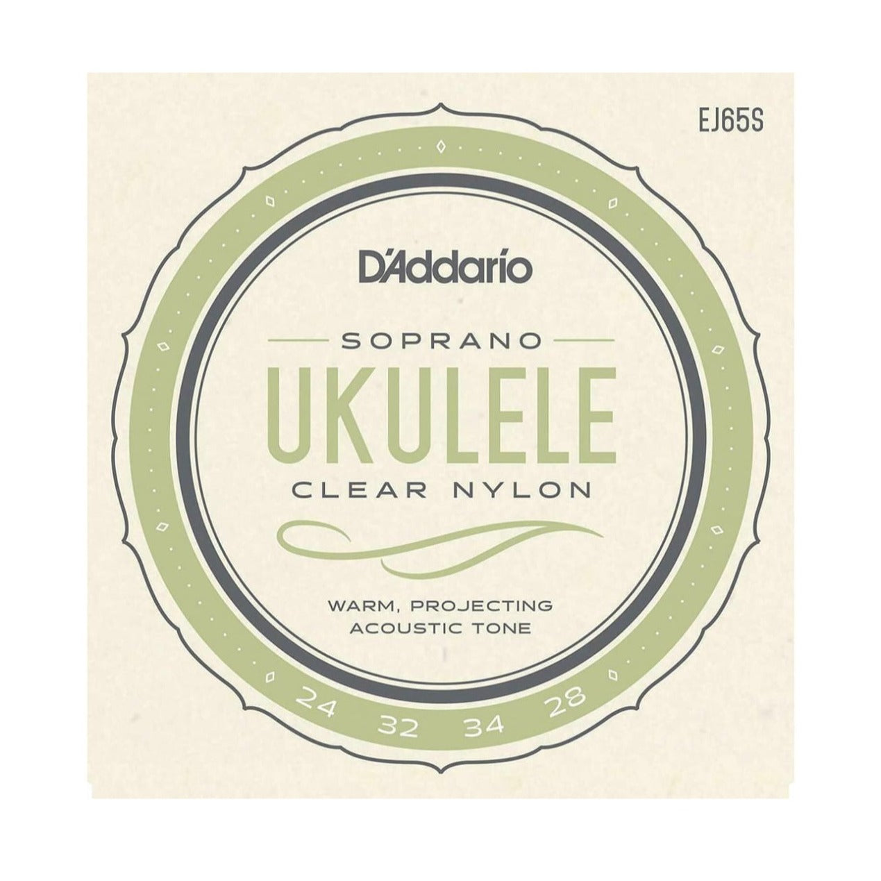 D’Addario Extruded Nylon Strings- Ukulele- Soprano