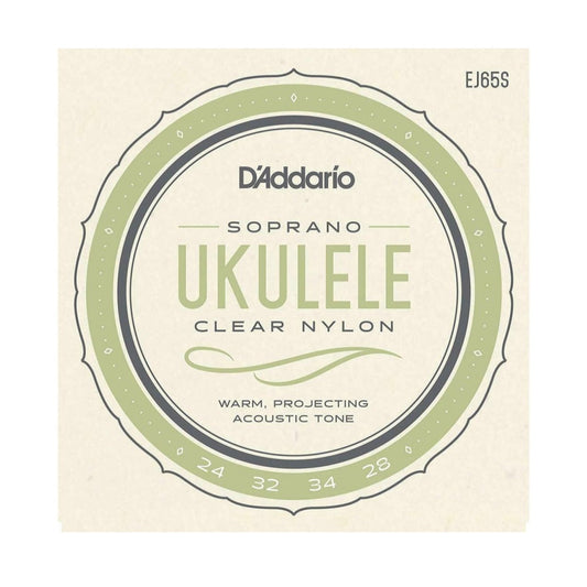 D’Addario Extruded Nylon Strings- Ukulele- Soprano