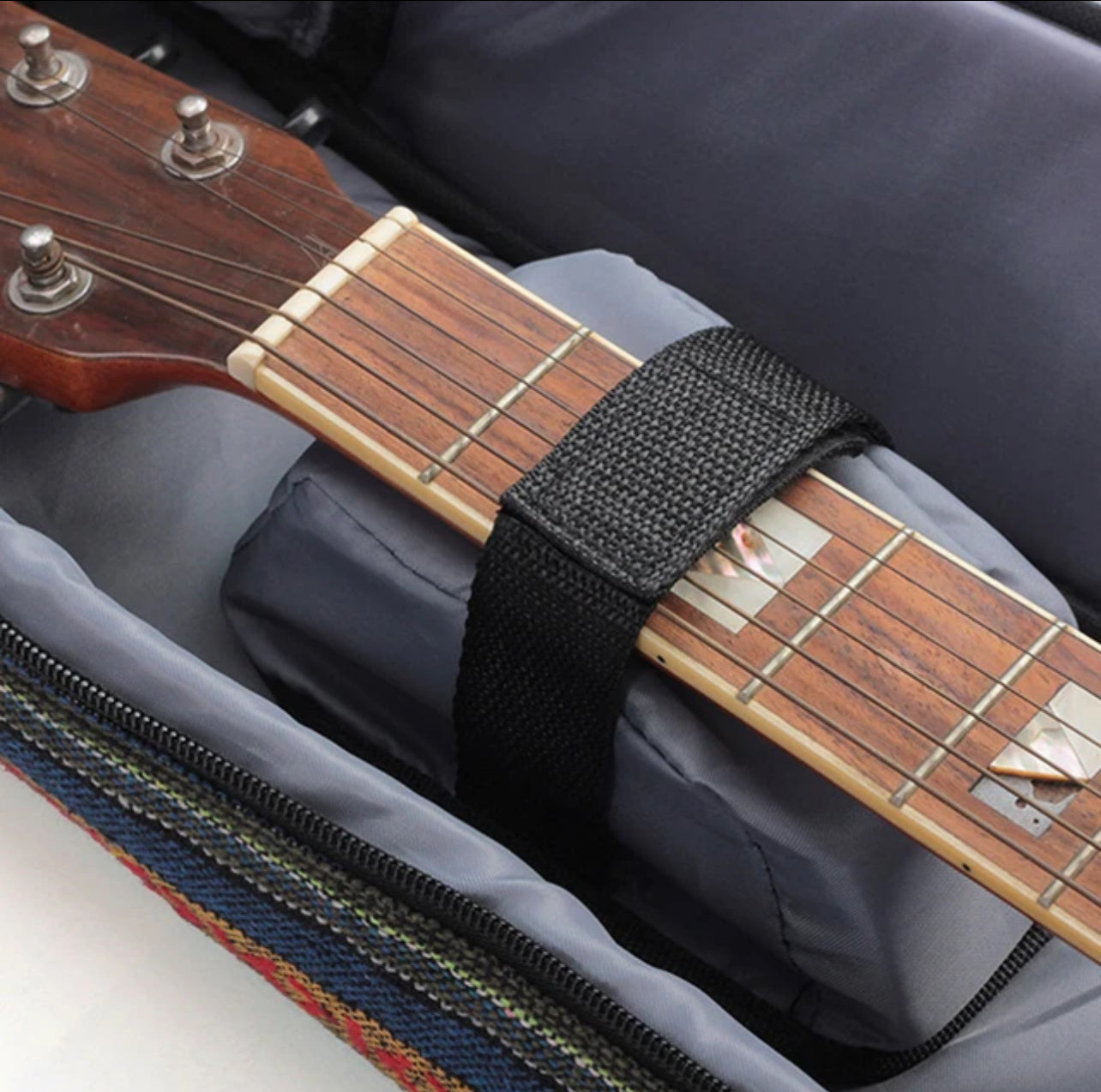 Stylish Boho Knitted Look Guitar Case - Acoustic