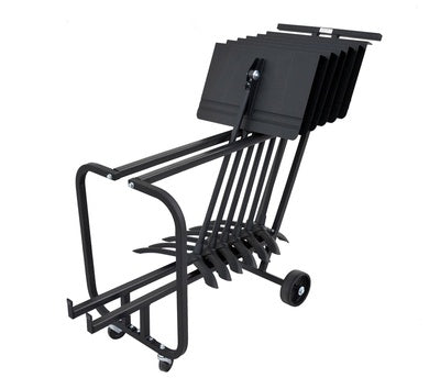 Music Stand Storage Cart Short Holds 13 Stands