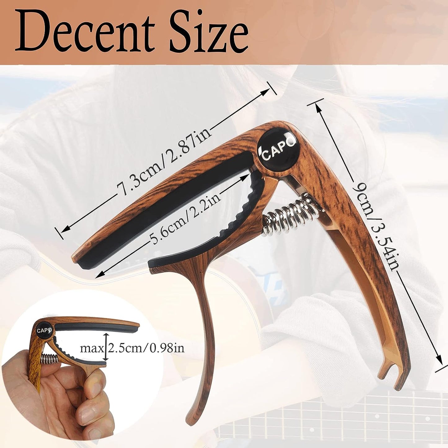 Capo-For Guitar, Uke and Mandolin